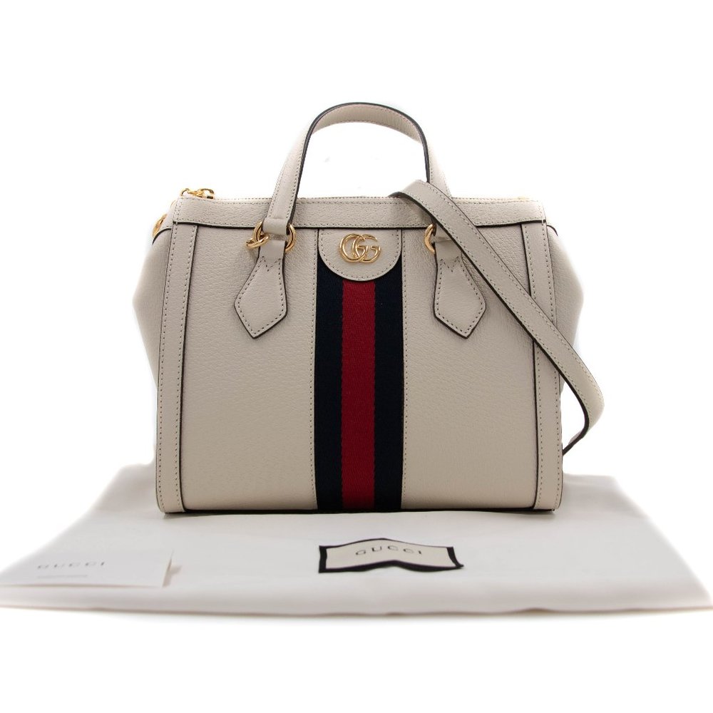 13401 - Gucci Ophidia Small Tote Bag White